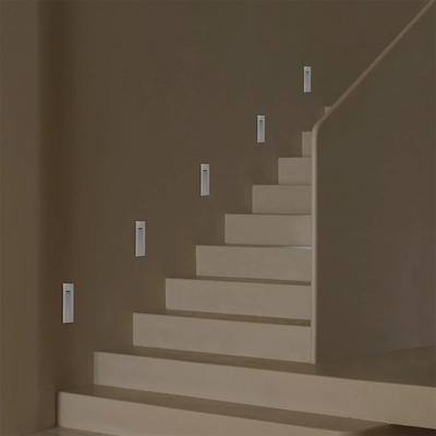 kelvo® STEPART KLV-101-0094 Μοντέρνο Χωνευτό Φωτιστικό Σκαλοπατιού - Διαδρόμου LED 7W 735lm 45° AC 220-240V Αδιάβροχο IP65 Θερμό Λευκό 2700K - Lumileds SMD Chip & TÜV SÜD Driver - Λευκό Ματ - Μ6.5 x Π6.5 x Υ21cm / Q5.41 x 18.9cm - 5 Χρόνια Εγγύηση