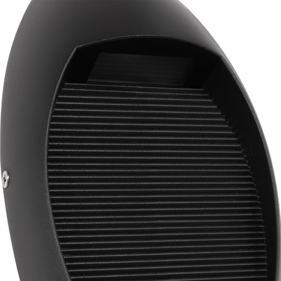 kelvo® STEPART KLV-101-0101 Μοντέρνο Φωτιστικό Σκαλοπατιού - Διαδρόμου LED 3W 375lm 45° AC 220-240V Αδιάβροχο IP65 Θερμό Λευκό 2700K - Lumileds SMD Chip & TÜV SÜD Driver - Μαύρο Ματ - Μ13 x Π5.5 x Υ26cm - 5 Χρόνια Εγγύηση