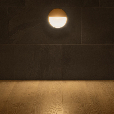 kelvo® STEPART KLV-101-0097 Μοντέρνο Φωτιστικό Σκαλοπατιού - Διαδρόμου LED 3W 375lm 45° AC 220-240V Αδιάβροχο IP65 Θερμό Λευκό 2700K - Lumileds SMD Chip & TÜV SÜD Driver - Λευκό Ματ - Μ16 x Π8 x Υ16cm - 5 Χρόνια Εγγύηση