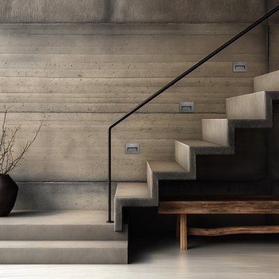 kelvo® STEPART KLV-101-0084 Μοντέρνο Χωνευτό Φωτιστικό Σκαλοπατιού - Διαδρόμου LED 6W 750lm 45° AC 220-240V Αδιάβροχο IP65 Θερμό Λευκό 2700K - Lumileds SMD Chip & TÜV SÜD Driver - Γκρι Ανθρακί Ματ - Μ11.5 x Π5.3 x Υ8.3cm / Q10.63 x 7.61cm - 5 Χρόνια Εγγύηση