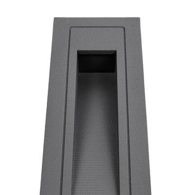 kelvo® STEPART KLV-101-0093 Μοντέρνο Χωνευτό Φωτιστικό Σκαλοπατιού - Διαδρόμου LED 7W 735lm 45° AC 220-240V Αδιάβροχο IP65 Θερμό Λευκό 2700K - Lumileds SMD Chip & TÜV SÜD Driver - Γκρι Ανθρακί Ματ - Μ6.5 x Π6.5 x Υ21cm / Q5.41 x 18.9cm - 5 Χρόνια Εγγύηση