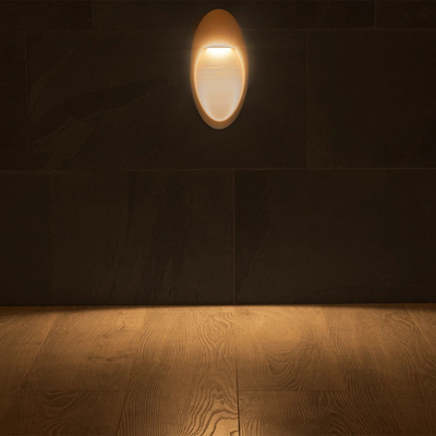 kelvo® STEPART KLV-101-0103 Μοντέρνο Φωτιστικό Σκαλοπατιού - Διαδρόμου LED 3W 375lm 45° AC 220-240V Αδιάβροχο IP65 Θερμό Λευκό 2700K - Lumileds SMD Chip & TÜV SÜD Driver - Λευκό Ματ - Μ13 x Π5.5 x Υ26cm - 5 Χρόνια Εγγύηση