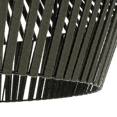 GLOBOSTAR® NUI 205-0070 Boho Κρεμαστό Φωτιστικό Οροφής με Ντουί 1 x E27 AC 220-240V IP20 - Πρασίνο - M60 x Π60 x Υ41cm