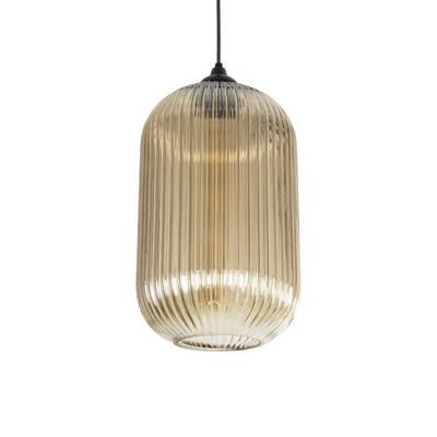 GLOBOSTAR® MELONI 206-0020 Μοντέρνο Κρεμαστό Φωτιστικό Οροφής με Ντουί 1 x E27 AC 220-240V IP20 - Mελί - Μ20 x Π20 x Υ38cm