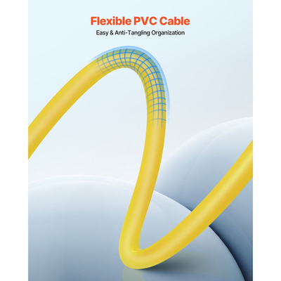 Καλώδιο VEVOR XLR 7,62 μ., Συσκευασία 4 τεμαχίων, Θωρακισμένα Καλώδια Μικροφώνου DMX Αρσενικό σε Θηλυκό, Επιχρυσωμένα Καλώδια Μικροφώνου XLR 3 Ακροδεκτών, για Φωτισμό Σκηνής, Μικρόφωνα, Ενισχυτή, Μίκτη, Συστήματα Ηχείων