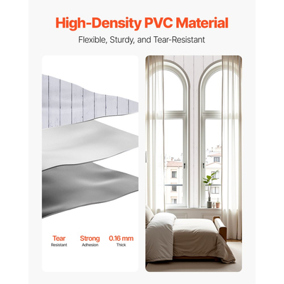 Ταπετσαρία τοίχου VEVOR Peel and Stick, 45cm x 12m Χαρτί επαφής λευκό με υφή ξύλου, αδιάβροχο, αυτοκόλλητο, εύκολο στον καθαρισμό και ξεφλούδισμα, διακοσμητικό βινύλιο τοίχου, για υπνοδωμάτιο, κουζίνα, γραφείο, μπάνιο, γραφείο