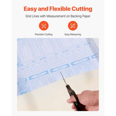 Ταπετσαρία τοίχου VEVOR Peel and Stick, 45cm x 12m Χαρτί επαφής λευκό με υφή ξύλου, αδιάβροχο, αυτοκόλλητο, εύκολο στον καθαρισμό και ξεφλούδισμα, διακοσμητικό βινύλιο τοίχου, για υπνοδωμάτιο, κουζίνα, γραφείο, μπάνιο, γραφείο