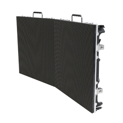 GLOBOSTAR® LUMOWALL 41002 Κυρτή Οθόνη Video Wall P3.91 Καμπίνα 50x50cm LED 180W 3840Hz 16384 Dots ≥5600cd/㎡ Nits AC 220-240V Εξωτερικού Χώρου IP65 Full Color S1/16 14Bits - Κάρτα NovaStar A8S-N+HUB - Curved -10/+15 Angle - Προστατευτικά Γωνιών - Nationstar SMD1921 & CZCL Driver - Μ50 x Π8.5 x Υ50cm - 2 Χρόνια Εγγύηση