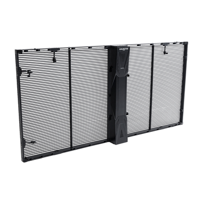 GLOBOSTAR® OPTILED 41005 Διάφανη Οθόνη Video Wall P3.91 Καμπίνα 100x50cm LED 110W 3840Hz 32768 Dots ≥4500cd/㎡ Nits AC 220-240V Εσωτερικού Χώρου IP31 Full Color S1/8 14Bits - Κάρτα NovaStar A5S-N - Nationstar SMD1921 & Yuanchi Driver - Μ100 x Π7.5 x Υ50cm - 2 Χρόνια Εγγύηση
