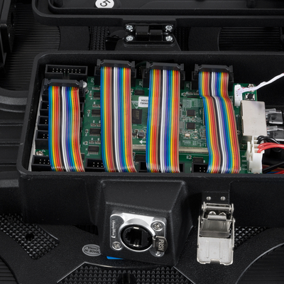 GLOBOSTAR® CRYSTALPIX 41039 Κυρτή Οθόνη Video Wall P1.95 GOB Καμπίνα 50x50cm LED 160W 3840Hz 65536 Dots ≥800cd/㎡ Nits AC 220-240V Εσωτερικού Χώρου IP31 Full Color S1/32 14Bits - Κάρτα NovaStar A8S-N+HUB - Curved -10/+15 Angle - Προστατευτικά Γωνιών - Kinglight SMD1515 & CZCL Driver - Μ50 x Π8.5 x Υ50cm - 2 Χρόνια Εγγύηση