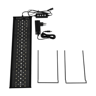 GLOBOSTAR® AQUARIUS 79679 Φωτιστικό Ενυδρείου με Ενσωματωμένο Χειριστήριο LED 16W 800lm 120° AC 220-240V Αδιάβροχο IP44 Πολύχρωμο RGBW Dimmable - Sanan SMD Chip - Μαύρο - Μ45 x Π11 x Υ3cm - 2 Χρόνια Εγγύηση