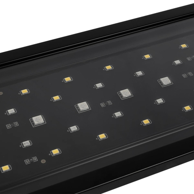 GLOBOSTAR® AQUARIUS 79680 Φωτιστικό Ενυδρείου με Ενσωματωμένο Χειριστήριο LED 19W 950lm 120° AC 220-240V Αδιάβροχο IP44 Πολύχρωμο RGBW Dimmable - Sanan SMD Chip - Μαύρο - Μ60 x Π11 x Υ3cm - 2 Χρόνια Εγγύηση