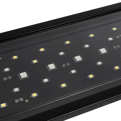 GLOBOSTAR® AQUARIUS 79681 Φωτιστικό Ενυδρείου με Ενσωματωμένο Χειριστήριο LED 22W 1100lm 120° AC 220-240V Αδιάβροχο IP44 Πολύχρωμο RGBW Dimmable - Sanan SMD Chip - Μαύρο - Μ75 x Π11 x Υ3cm - 2 Χρόνια Εγγύηση