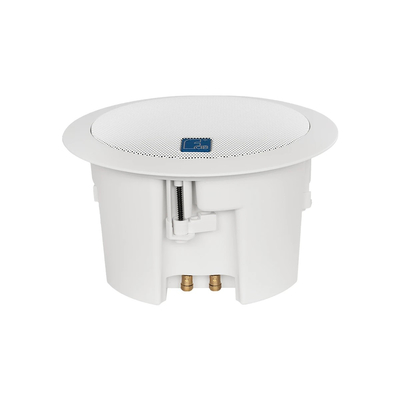 GLOBOSTAR® FDB C500T 98032 Χωνευτό Παθητικό Ηχείο Εγκαταστάσεων με Μετασχηματιστή 100V & 8Ω - 30W RMS (60W Peak) - 1 x 5.25 Inches LF & 1 x 1 Inches HF - IP20 - Λευκό - Μ21.3 x Π21.3 x Υ12.8cm / Q17.5 x 11.4cm - 2 Χρόνια Εγγύηση