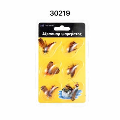 Τεχνητά δολώματα με αγκίστρι - Έντομα - 6pcs - 930219