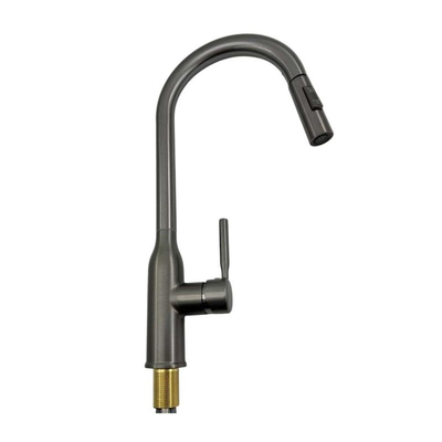 Μπαταρία βρύσης κουζίνας με επεκτεινόμενη κεφαλή - Grey - 802325