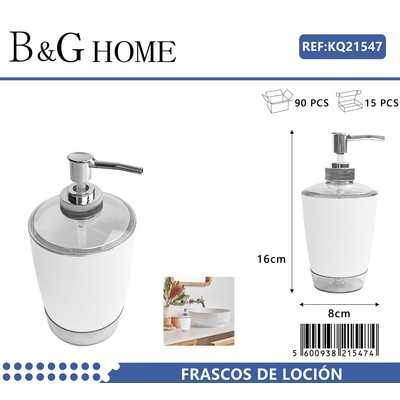 Θήκη κρεμοσάπουνου Dispenser πλαστική - White - 21547