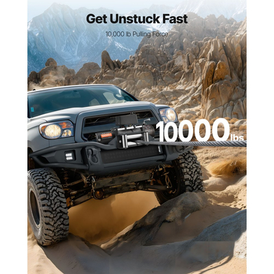 Ηλεκτρικό βαρούλκο VEVOR, χωρητικότητα φορτίου 4500 kg, βαρούλκο φορτηγού 12V DC με ατσάλινο σχοινί Φ8.3 mm x 19.8 m, ασύρματο και ενσύρματο τηλεχειριστήριο, αδιάβροχο IP55 για ρυμούλκηση SUV, τζιπ, ρυμουλκούμενου, σκάφους, εκτός δρόμου