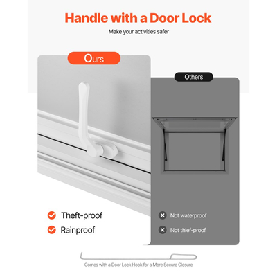 Παράθυρο VEVOR Concession 135x84 cm, Παράθυρο σέρβις από κράμα αλουμινίου για φορτηγό τροφίμων, Παράθυρο σερβιρίσματος με βάση έως 85 μοίρες με 4 συρόμενα παράθυρα, τέντα και γάντζο έλξης, για ρυμουλκούμενα μεταφοράς