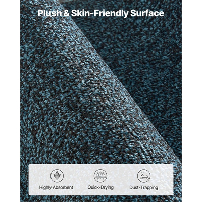 Πατάκι εισόδου VEVOR, 1829 x 1219 mm Εμπορικό πατάκι δαπέδου για εσωτερικούς και εξωτερικούς χώρους, Βιομηχανικό χαλί εισόδου με υπόστρωμα PVC, Πλενόμενο χαλί εισόδου βαρέως τύπου για διάδρομο, μπαλκόνι, γκαράζ, μπλε σχιστόλιθου