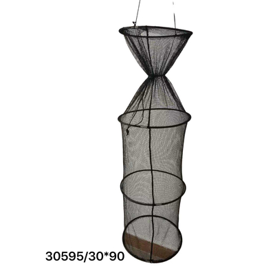 Πτυσσόμενο ψαροκάλαθο φύλαξης ψαριών - Δίχτυ - 30x90cm - 930595