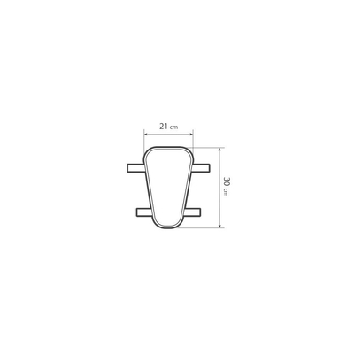 ΜΑΞΙΛΑΡΙ ΣΕΛΑΣ MOTO ΜΕ VELCRO (L) GELPAD AIR 21x30mm