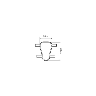 ΜΑΞΙΛΑΡΙ ΣΕΛΑΣ MOTO ΜΕ VELCRO (M) GELPAD AIR 20x28mm