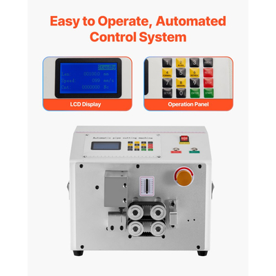 Αυτόματος θερμοσυστελλόμενος κόφτης σωλήνων VEVOR, Αυτόματη μηχανή κοπής σωλήνων με οθόνη LCD, διάμετρος κοπής 1mm-20mm, μήκος κοπής 0,1mm-99999,9mm, ιδανικό για σωλήνες PVC PE, σωλήνες σιλικόνης, μαλακούς σωλήνες νερού