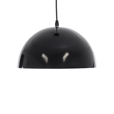 GLOBOSTAR® MEDEA 01004 Μοντέρνο Κρεμαστό Φωτιστικό Οροφής με Ντουί 1 x E27 AC 220-240V IP20 - Μαύρο & Χρυσό - Μ30 x Π30 x Υ16cm