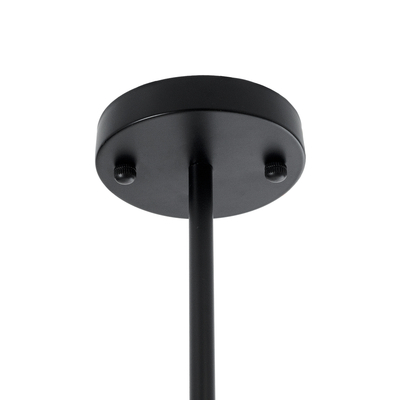 GLOBOSTAR® TUBING 01013 Vintage Κρεμαστό Φωτιστικό Οροφής με Ντουί 4 x E27 AC 220-240V IP20 - Μαύρο - Μ27 x Π27 x Y47cm