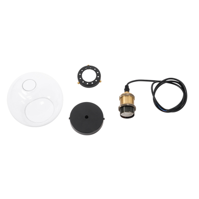 GLOBOSTAR® WICKHAM 01170 Vintage Κρεμαστό Φωτιστικό Οροφής με Ντουί 1 x E27 AC 220-240V IP20 - Πολύχρωμο - Μ20 x Π20 x Y25cm