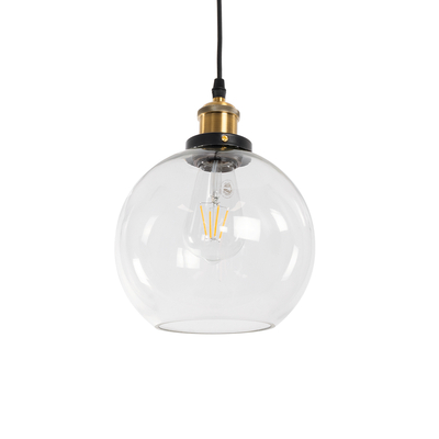 GLOBOSTAR® WICKHAM 01170 Vintage Κρεμαστό Φωτιστικό Οροφής με Ντουί 1 x E27 AC 220-240V IP20 - Πολύχρωμο - Μ20 x Π20 x Y25cm