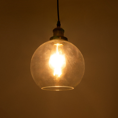 GLOBOSTAR® WICKHAM 01170 Vintage Κρεμαστό Φωτιστικό Οροφής με Ντουί 1 x E27 AC 220-240V IP20 - Πολύχρωμο - Μ20 x Π20 x Y25cm