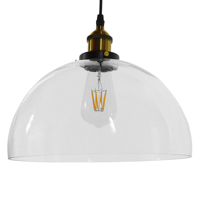 GLOBOSTAR® WICKHAM 01171 Vintage Κρεμαστό Φωτιστικό Οροφής με Ντουί 1 x E27 AC 220-240V IP20 - Πολύχρωμο - Μ30 x Π30 x Y25cm