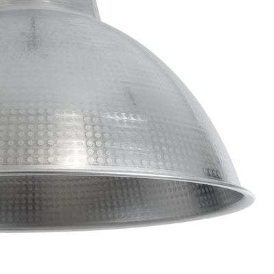 GLOBOSTAR® LOUVE 01178 Vintage Κρεμαστό Φωτιστικό Οροφής με Ντουί 1 x E27 AC 220-240V IP20 - Ασημί - Μ40 x Π40 x Υ30cm