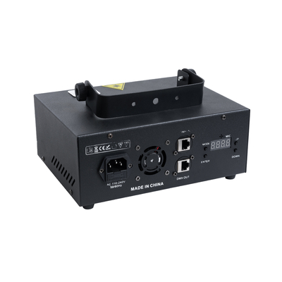 GloboStar® ARES 51127 Επαγγελματικό Laser Projector 30W 1000Mw 300mW RED/635nm - 100mW GREEN/532nm - 600mW BLUE/450nm - AC 220V-240V IP20 3in1 RGB DMX512 - Μ23.5 x Π18 x Υ10cm - 2 Χρόνια Εγγύηση