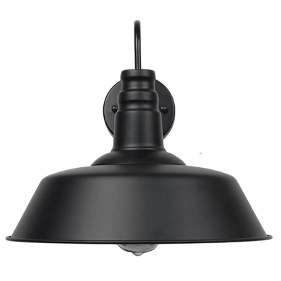 GLOBOSTAR® SORD 01053 Vintage Φωτιστικό Τοίχου - Απλίκα με Ντουί 1 x E27 AC 220-240V IP20 - Μαύρο - Μ36 x Π42 x Υ32cm