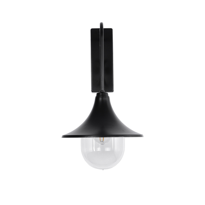 GLOBOSTAR® ANNIEL 01123 Vintage Φωτιστικό Τοίχου - Απλίκα με Ντουί 1 x E27 AC 220-240V IP20 - Μαύρο - Μ27 x Π40 x Υ56cm