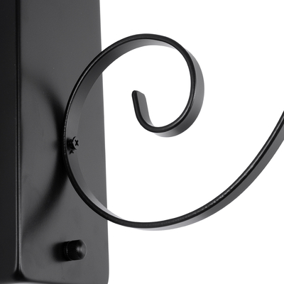 GLOBOSTAR® ANNIEL 01123 Vintage Φωτιστικό Τοίχου - Απλίκα με Ντουί 1 x E27 AC 220-240V IP20 - Μαύρο - Μ27 x Π40 x Υ56cm