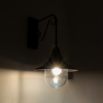 GLOBOSTAR® ANNIEL 01124 Vintage Φωτιστικό Τοίχου - Απλίκα με Ντουί 1 x E27 AC 220-240V IP20 - Χάλκινο - Μ27 x Π40 x Υ56cm