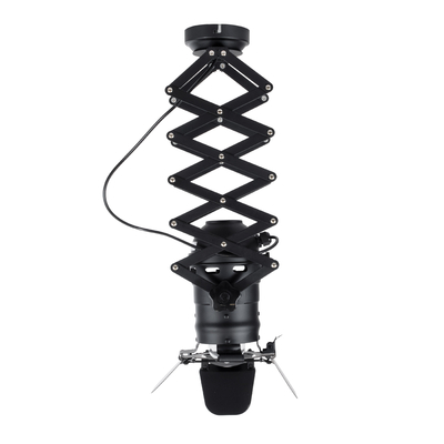 GLOBOSTAR® BROADWAY 01140 Vintage Φωτιστικό Οροφής με Ντουί 1 x E27 AC 220-240V IP20 - Μαύρο - Μ28 x Π25 x Υ100cm