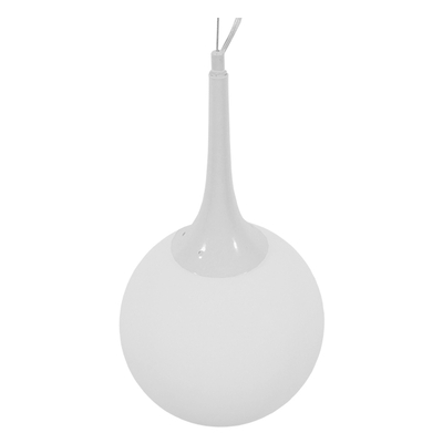 GLOBOSTAR® SPHERE 01143 Μοντέρνο Κρεμαστό Φωτιστικό Οροφής με Ντουί 1 x E27 AC 220-240V IP20 - Λευκό - Μ25 x Π25 x Υ46.5cm