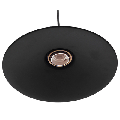 GLOBOSTAR® CARAVEL 01167 Vintage Κρεμαστό Φωτιστικό Οροφής με Ντουί 1 x E27 AC 220-240V IP20 - Μαύρο & Χρυσό - Μ22 x Π22 x Υ13cm