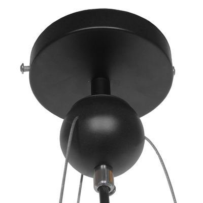 GLOBOSTAR® NBA 01027 Μοντέρνο Κρεμαστό Φωτιστικό Οροφής με Ντουί 1 x E27 AC 220-240V IP20 - Πορτοκαλί - Μ32 x Π32 x Υ58cm