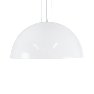 GLOBOSTAR® SERENIA 01152 Μοντέρνο Κρεμαστό Φωτιστικό Οροφής με Ντουί 1 x E27 AC 220-240V IP20 - Λευκό - Μ40 x Π40 x Υ20cm