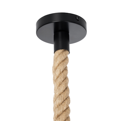 GLOBOSTAR® DOGMA 01187 Boho Κρεμαστό Φωτιστικό Οροφής με Ντουί 1 x E27 AC 220-240V IP20 - Μπεζ - Μ40 x Π40 x Υ20cm