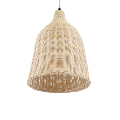 GLOBOSTAR® BAHAMAS 01202 Boho Κρεμαστό Φωτιστικό Οροφής με Ντουί 1 x E27 AC 220-240V IP20 - Μπεζ - Μ30 x Π30 x Υ40cm