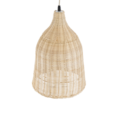 GLOBOSTAR® BAHAMAS 01202 Boho Κρεμαστό Φωτιστικό Οροφής με Ντουί 1 x E27 AC 220-240V IP20 - Μπεζ - Μ30 x Π30 x Υ40cm