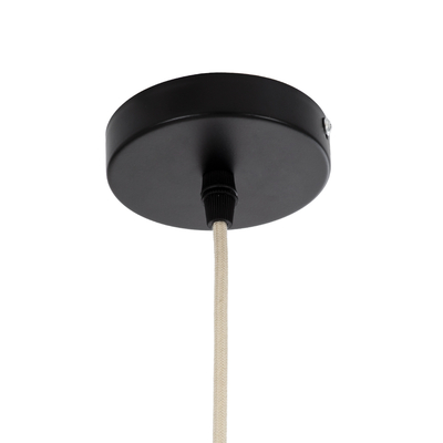 GLOBOSTAR® BAHAMAS 01202 Boho Κρεμαστό Φωτιστικό Οροφής με Ντουί 1 x E27 AC 220-240V IP20 - Μπεζ - Μ30 x Π30 x Υ40cm