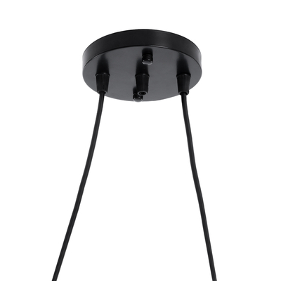 GLOBOSTAR® BIKE 01213 Vintage Κρεμαστό Φωτιστικό Οροφής με Ντουί 2 x E27 AC 220-240V IP20 - Μαύρο - Μ67 x Π3.5 x Υ41cm